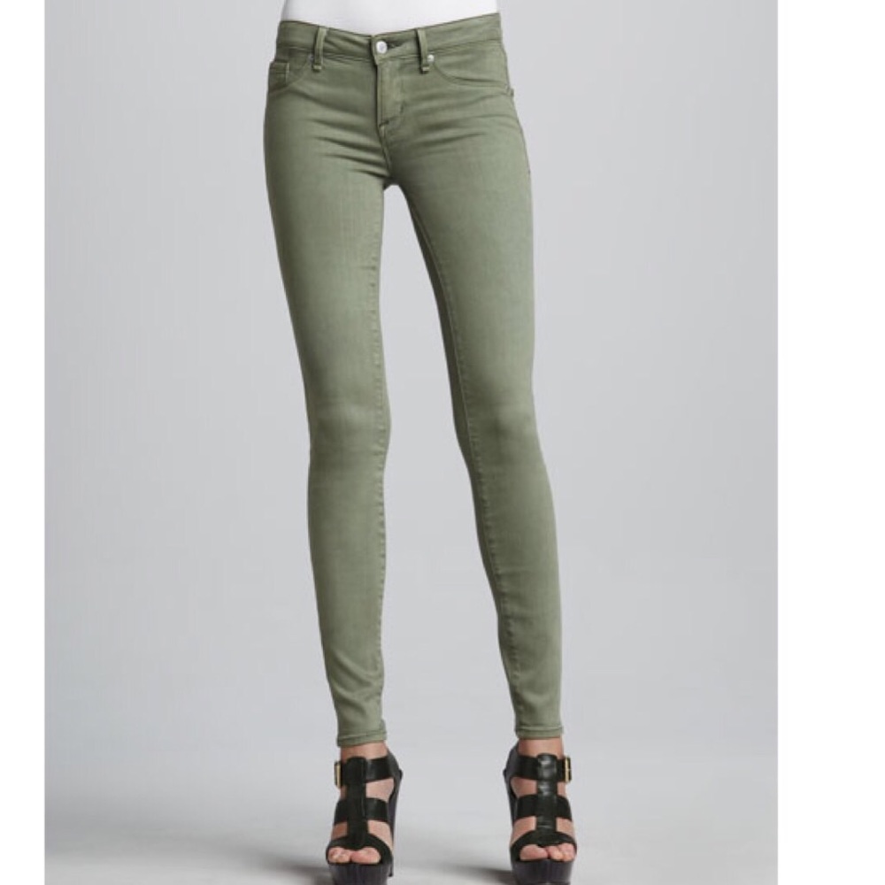 Marc Jacob Army green stretchy Skinny Jeans